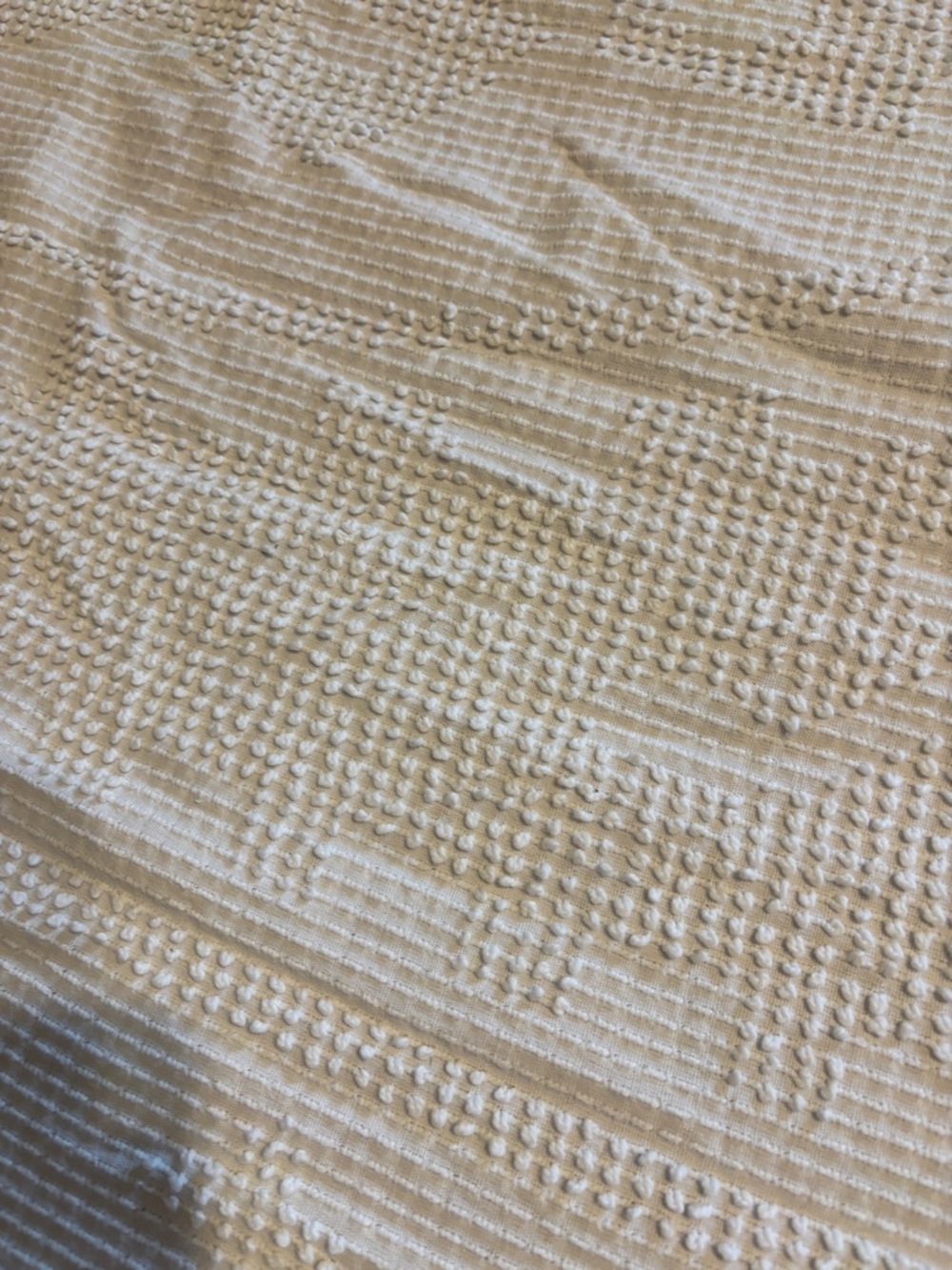 White Chenille Bedspread - Picture 3 of 9